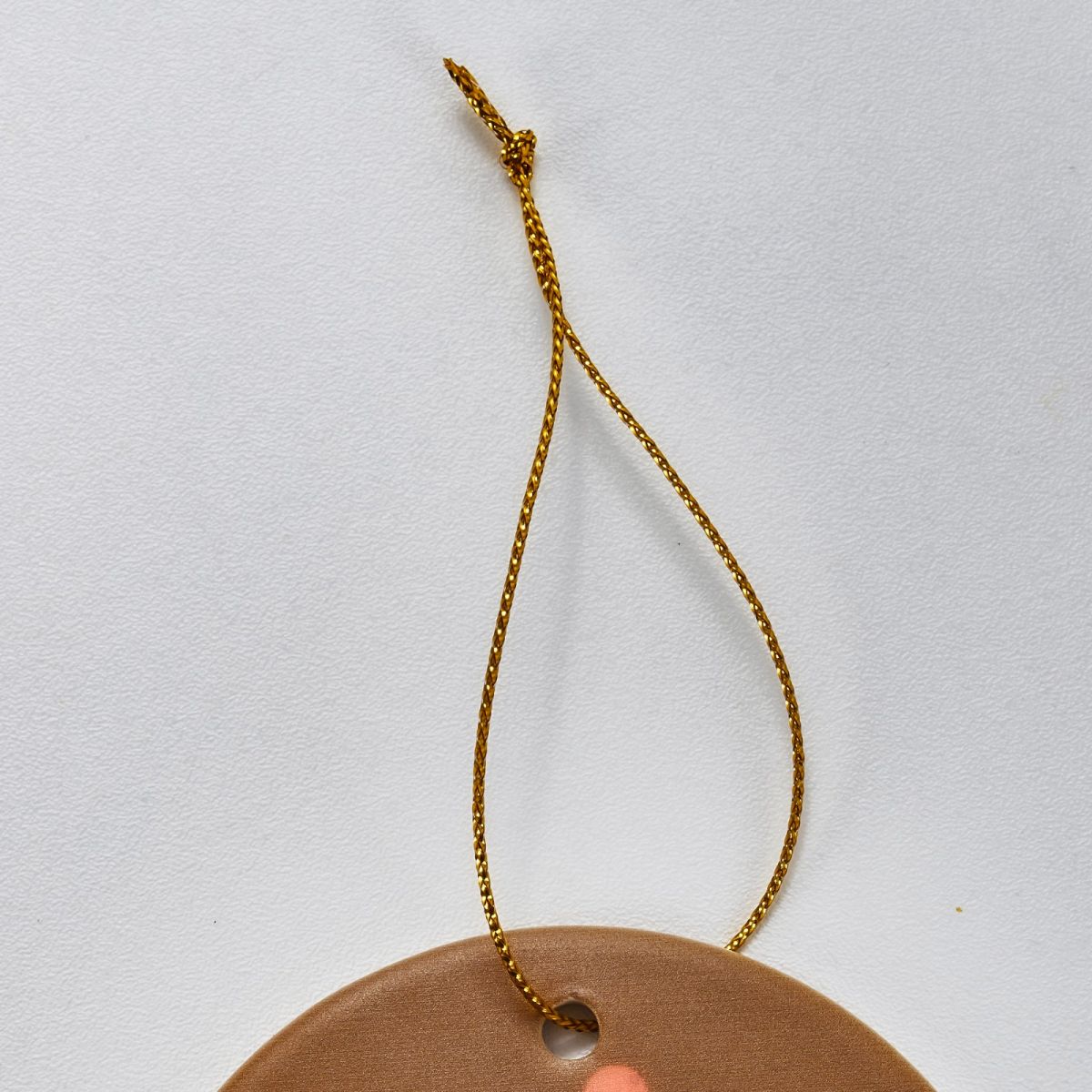 圣诞陶瓷圆形挂件