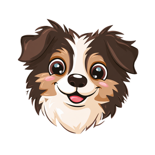 小狗头像图案