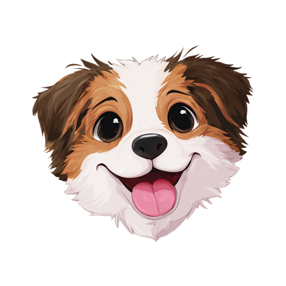小狗头像图案