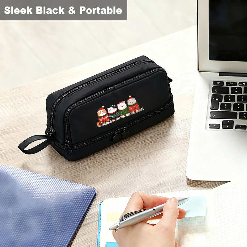 黑色文具袋笔袋